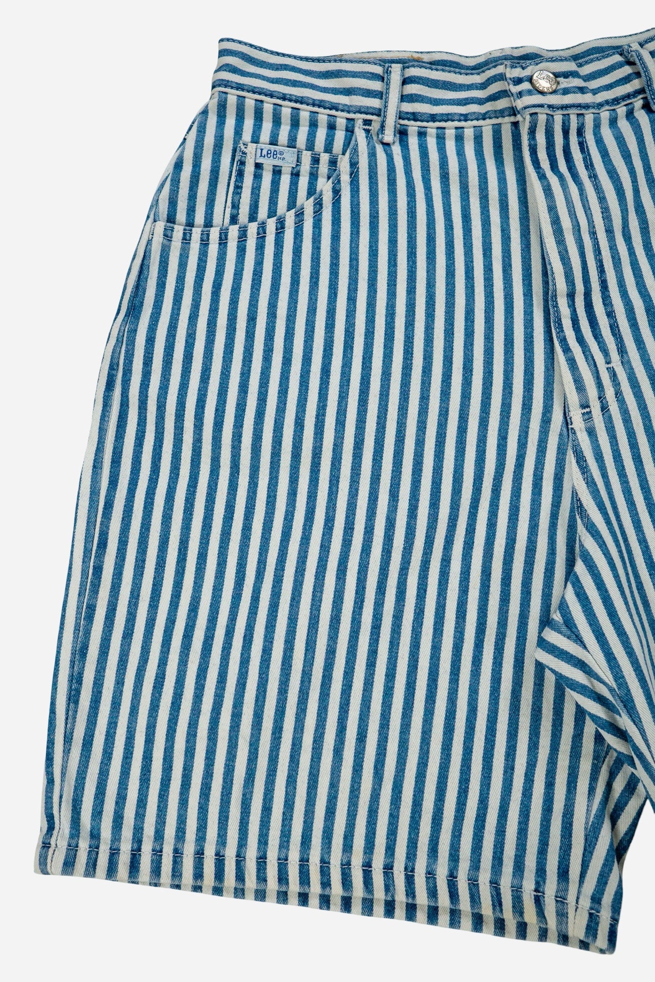 Vintage Lee Women's Shorts Striped [1990s] 29