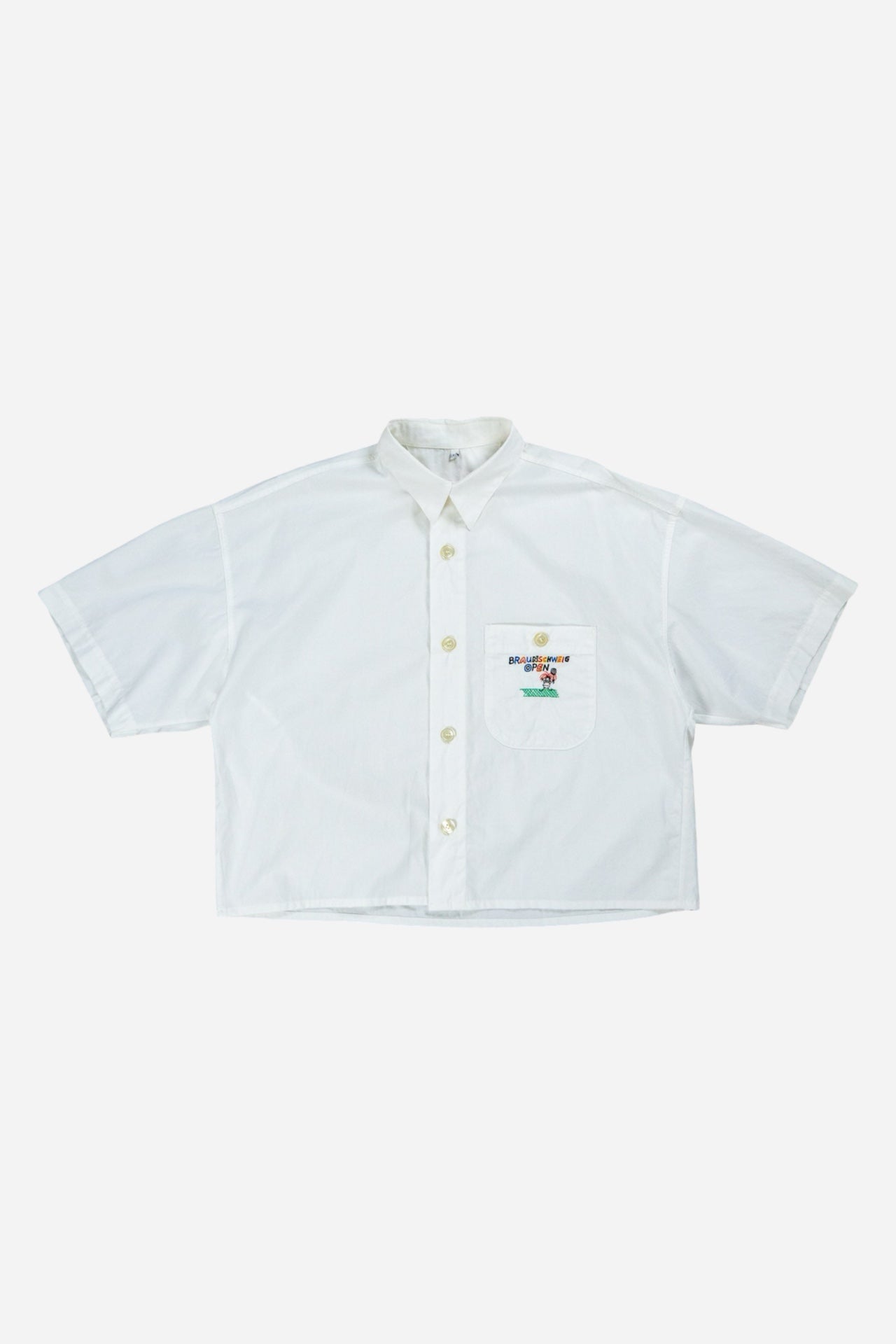 Vintage Signum Cropped Shortsleeve Shirt Rework [2000s] Medium