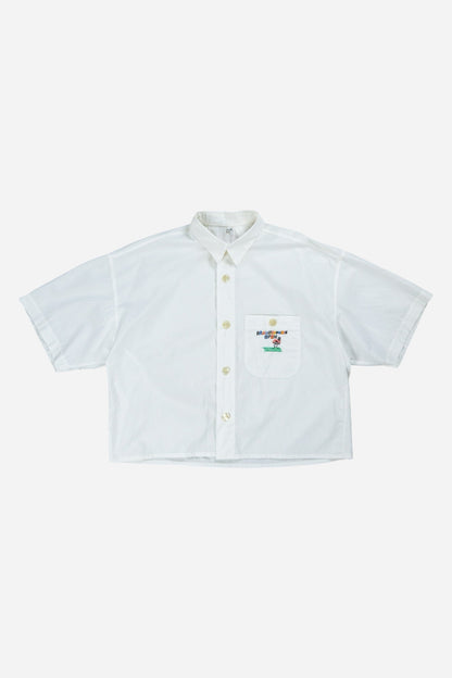 Vintage Signum Cropped Shortsleeve Shirt Rework [2000s] Medium