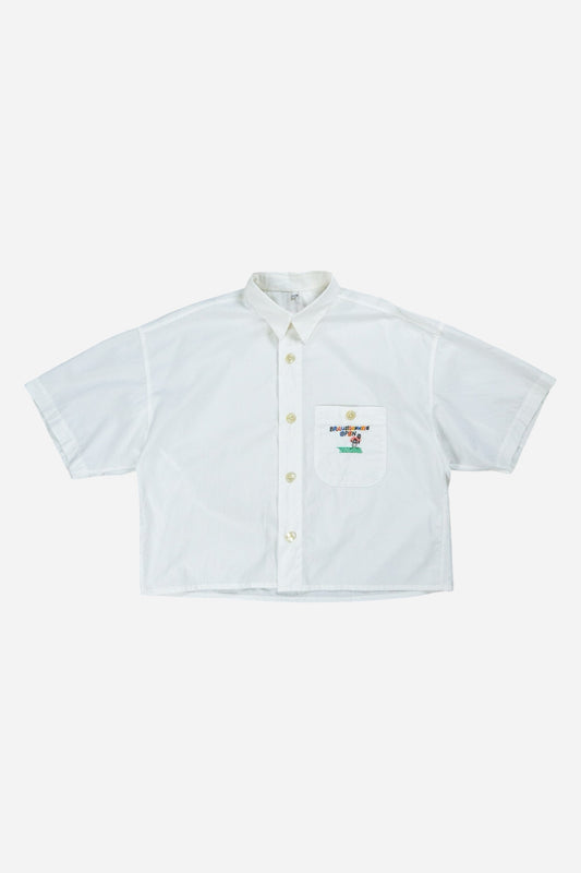 Vintage Signum Cropped Shortsleeve Shirt Rework [2000s] Medium