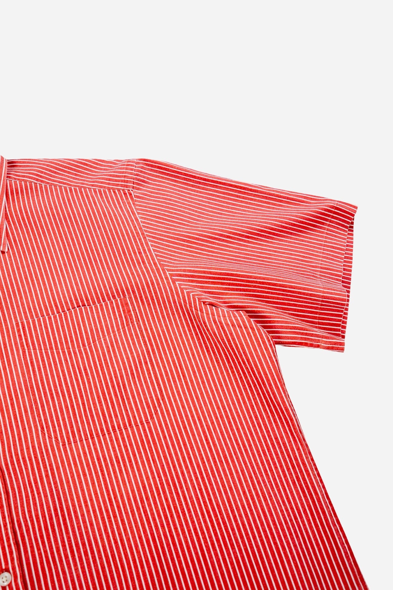 Vintage C&A Cropped Shortsleeve Shirt Rework [1990s] Large