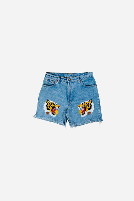 Vintage Levis Shorts Embroidery [1990s] 32