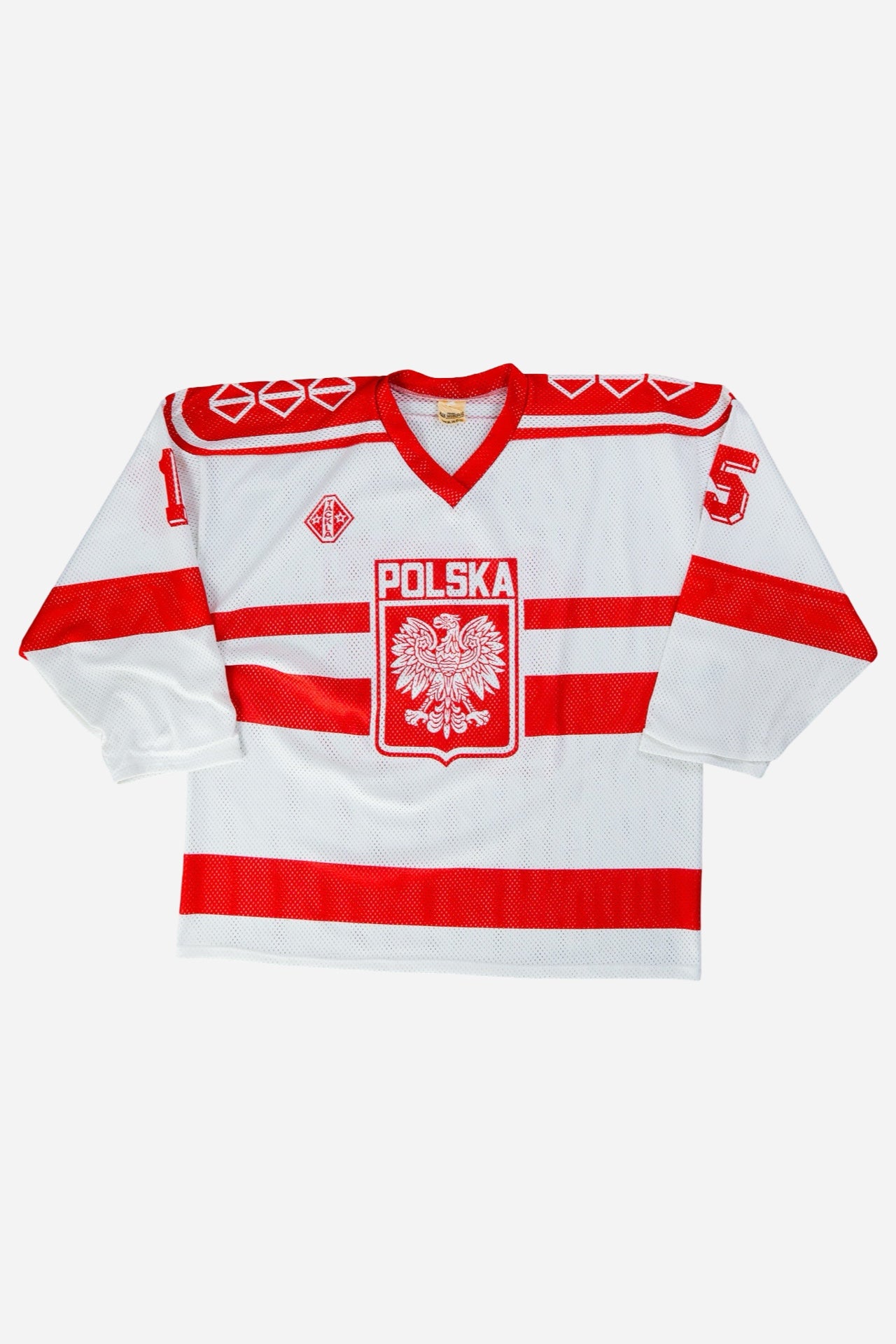 Vintage Tackla Ice Hockey Jersey 'Polska' [2000s] XXLarge