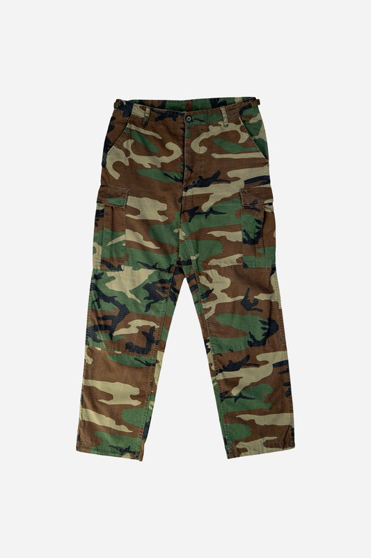 Vintage Miltec Cargo Trousers Camouflage [2000s] 34