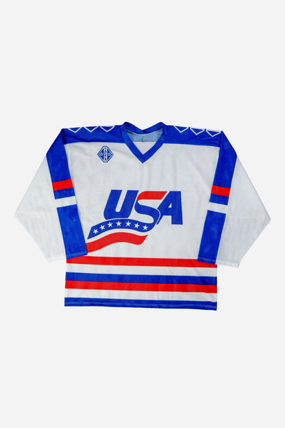 Vintage Tackla Ice Hockey Jersey 'USA' [2000s] XLarge