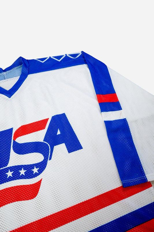 Vintage Tackla Ice Hockey Jersey 'USA' [2000s] XLarge