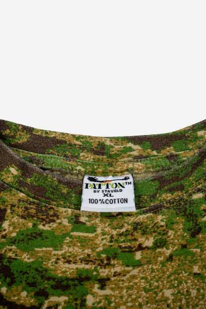 Vintage Patton Cropped Camo T-Shirt [1990s ] Medium