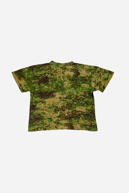 Vintage Patton Cropped Camo T-Shirt [1990s ] Medium