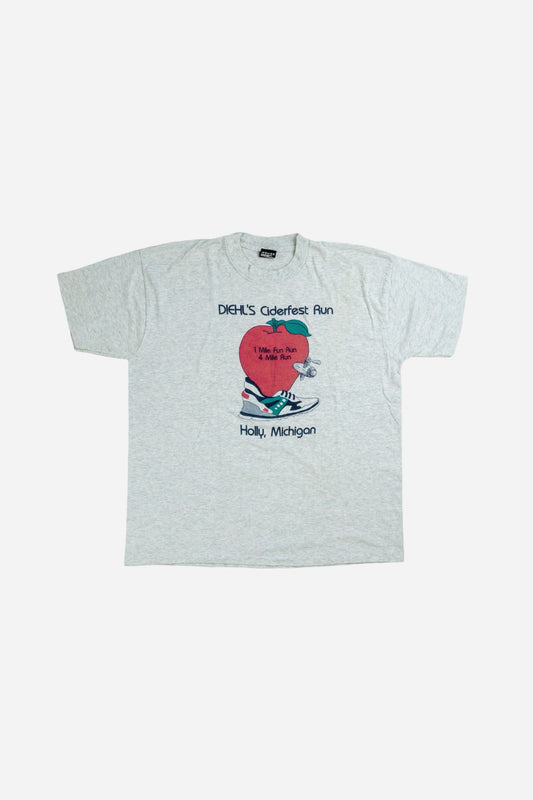 Vintage Screen Stars Single Stitch T-Shirt 'Diehl's Ciderfest Run' - Sportswear [1990er]