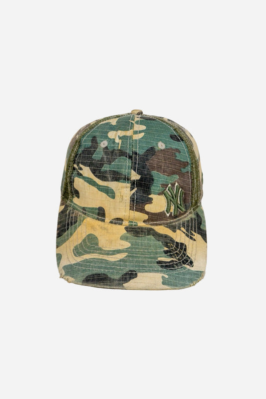 Vintage New Era Cap 'New York Yankees' Camo - Accessoires [2000er]