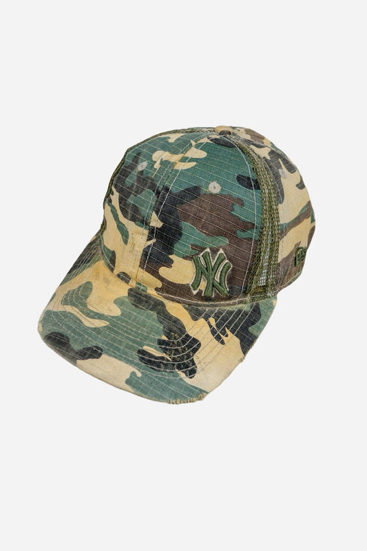 Vintage New Era Cap 'New York Yankees' Camo - Accessoires [2000er]