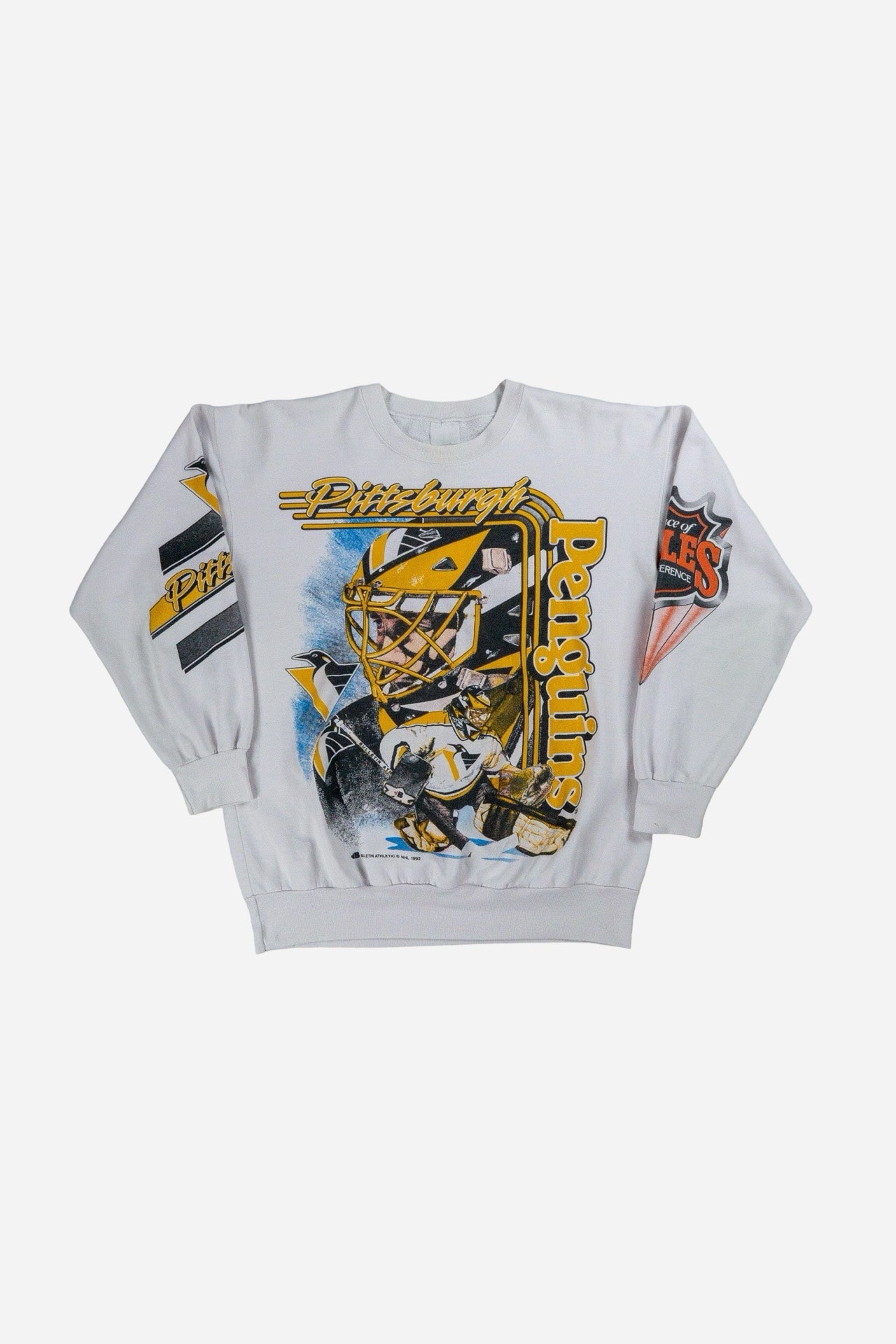 Vintage Bulletin Athletic Sweatshirt NHL 'Pittsburgh Penguins' - Sportswear [1990er]