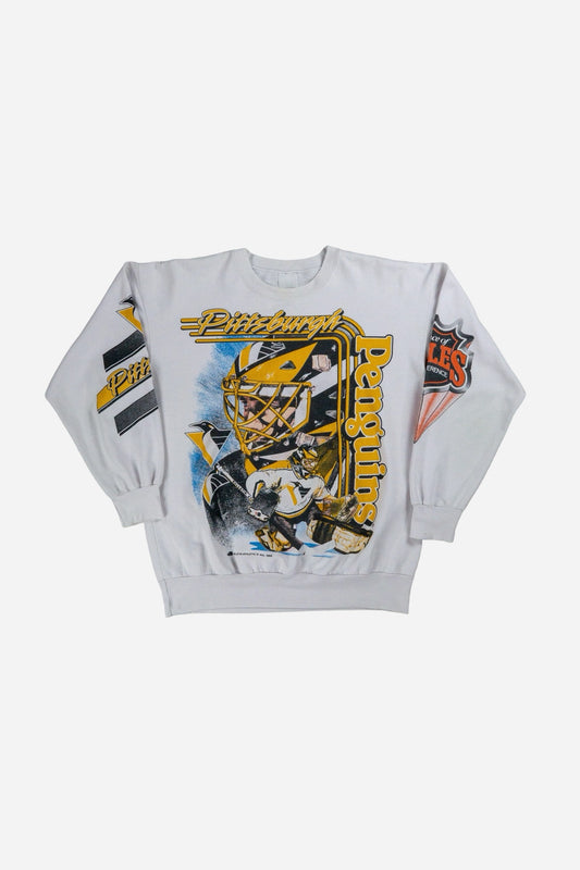 Vintage Bulletin Athletic Sweatshirt NHL 'Pittsburgh Penguins' - Sportswear [1990er]