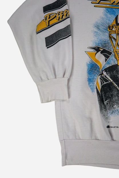 Vintage Bulletin Athletic Sweatshirt NHL 'Pittsburgh Penguins' - Sportswear [1990er]