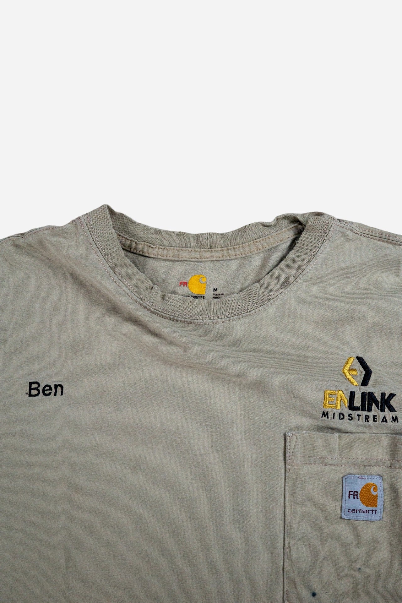 Vintage Carhartt Longsleeve T-Shirt 'Flame Resistant' - Workwear [2000er]