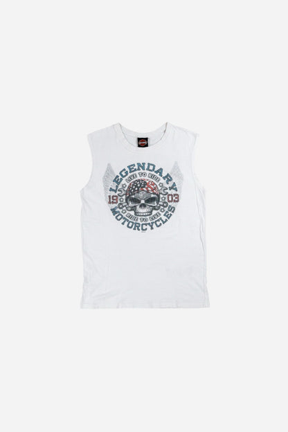 Vintage Harley - Davidson Muscle T-Shirt 'Live To Ride' - Sportswear [2000er]
