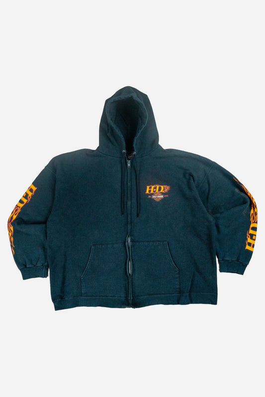 Vintage Harley-Davidson Sweater Zip-Up Hoodie [2000s] XXL