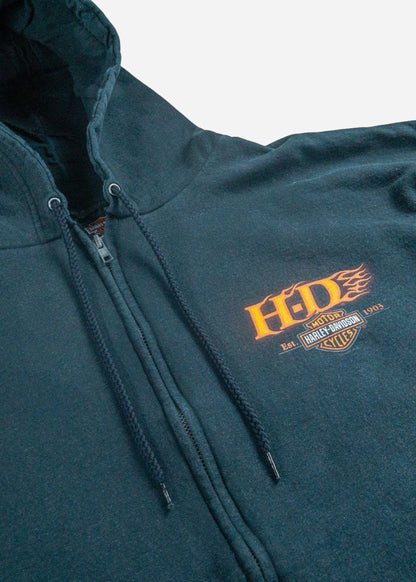 Vintage Harley-Davidson Sweater Zip-Up Hoodie [2000s] XXL