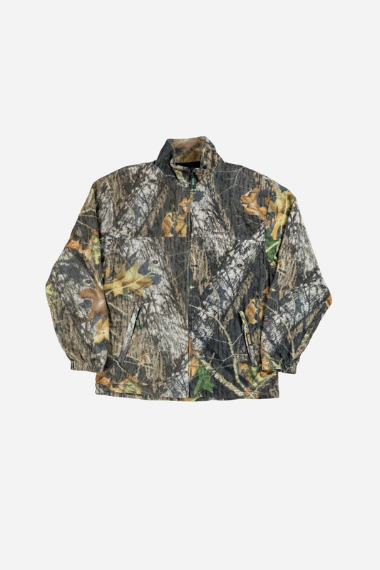 Vintage Remington 'Realtree' Zip - Up Fleece Pullover - Military/Camo [1990er]