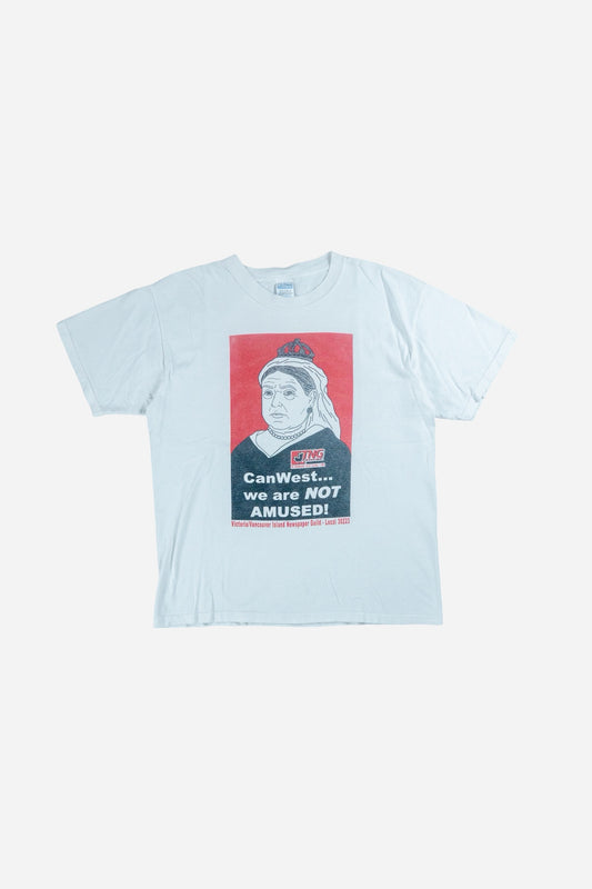 Vintage Gildan T-Shirt 'TNG Canada Newspaper' [1990s] Large