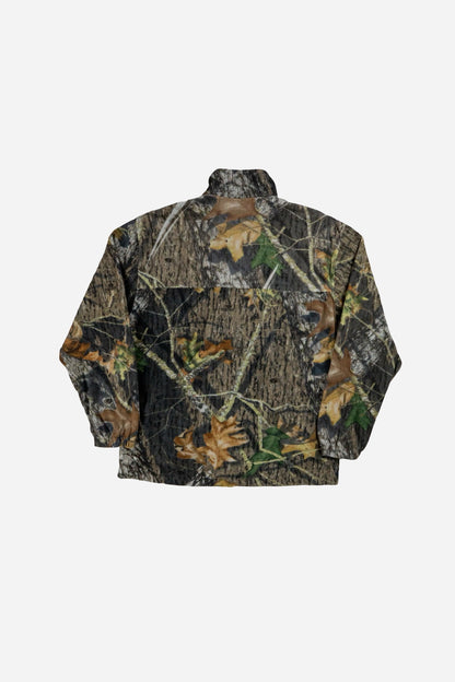 Vintage Remington 'Realtree' Zip - Up Fleece Pullover - Military/Camo [1990er]