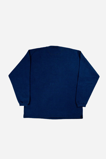 Vintage Russell Athletic Henley Sweatshirt - Sportswear [1990er]