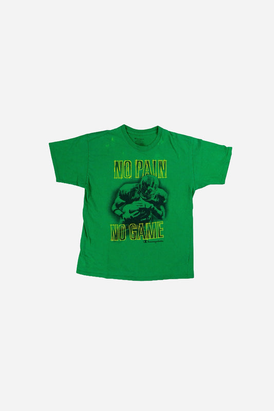 Vintage Champion Football T-Shirt 'No Pain No Game' - Sportswear [2000er]