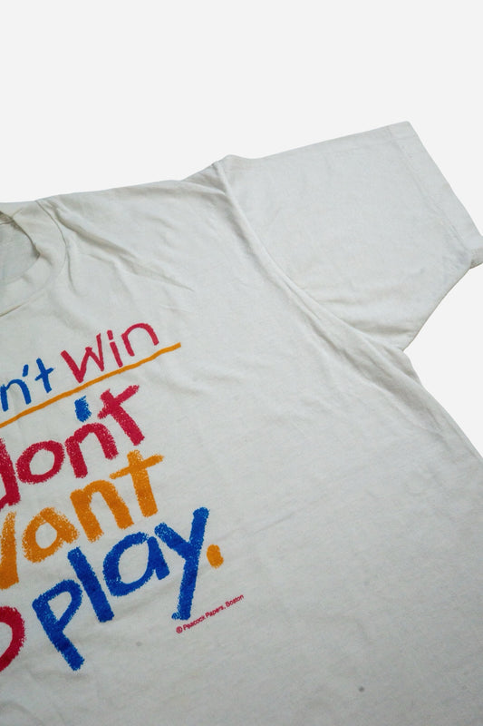 Vintage Screen Stars Single Stitch T-Shirt 'If I Can't Win...' - Sportswear [1990er]