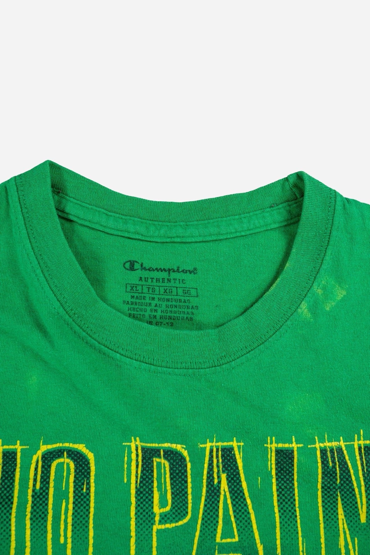 Vintage Champion Football T-Shirt 'No Pain No Game' - Sportswear [2000er]