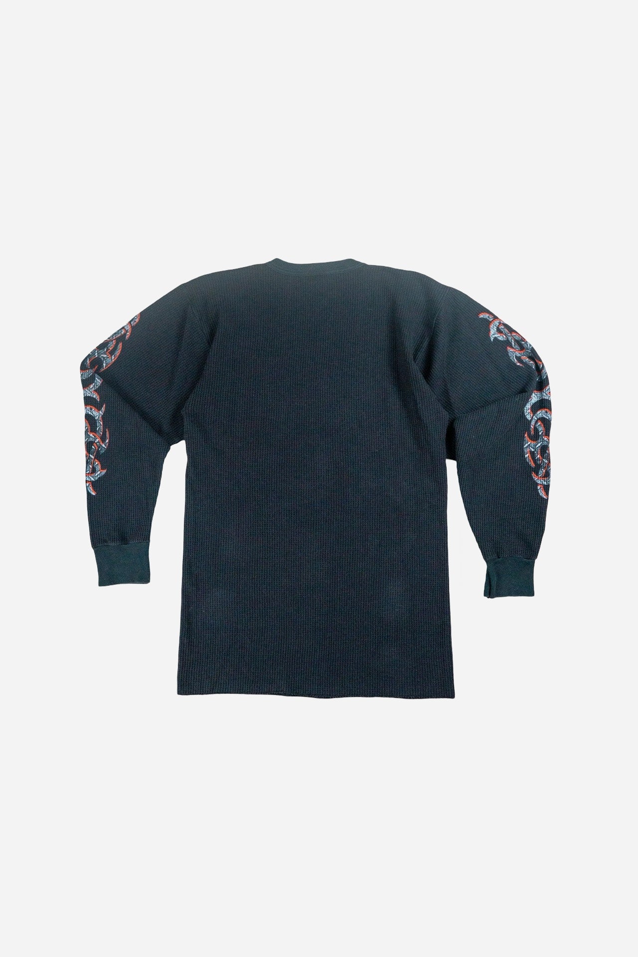 Vintage Longsleeve T-Shirt 'Skull Tribal' [2000s] Medium