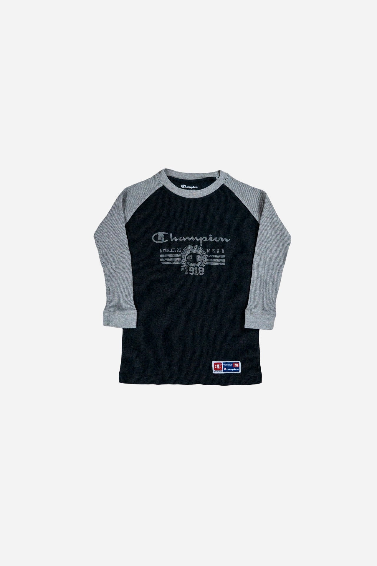 Vintage Champion Kinder 3/4 - Arm Baseball T-Shirt '1919' - Sportswear [2000er]