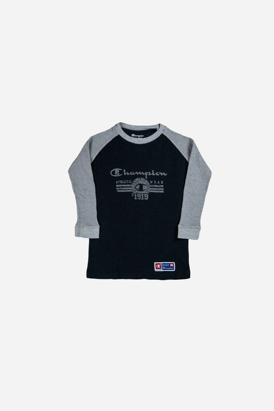 Vintage Champion Kinder 3/4 - Arm Baseball T-Shirt '1919' - Sportswear [2000er]