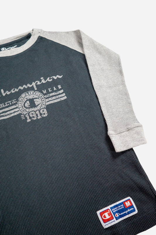 Vintage Champion Kinder 3/4 - Arm Baseball T-Shirt '1919' - Sportswear [2000er]