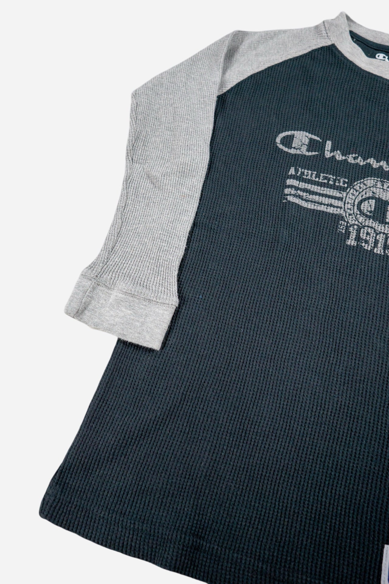 Vintage Champion Kinder 3/4 - Arm Baseball T-Shirt '1919' - Sportswear [2000er]