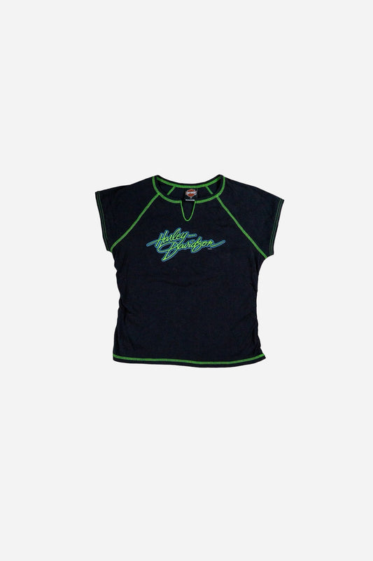 Vintage Harley - Davidson Damen T-Shirt - Sportswear [2000er]