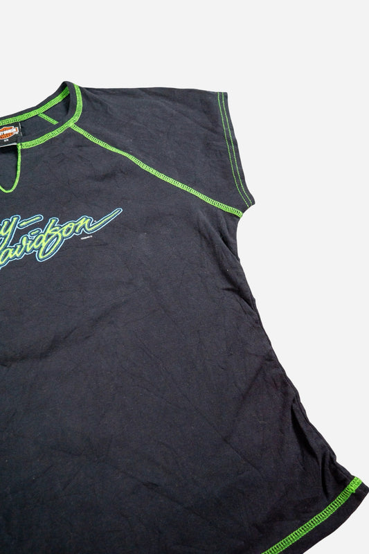 Vintage Harley - Davidson Damen T-Shirt - Sportswear [2000er]