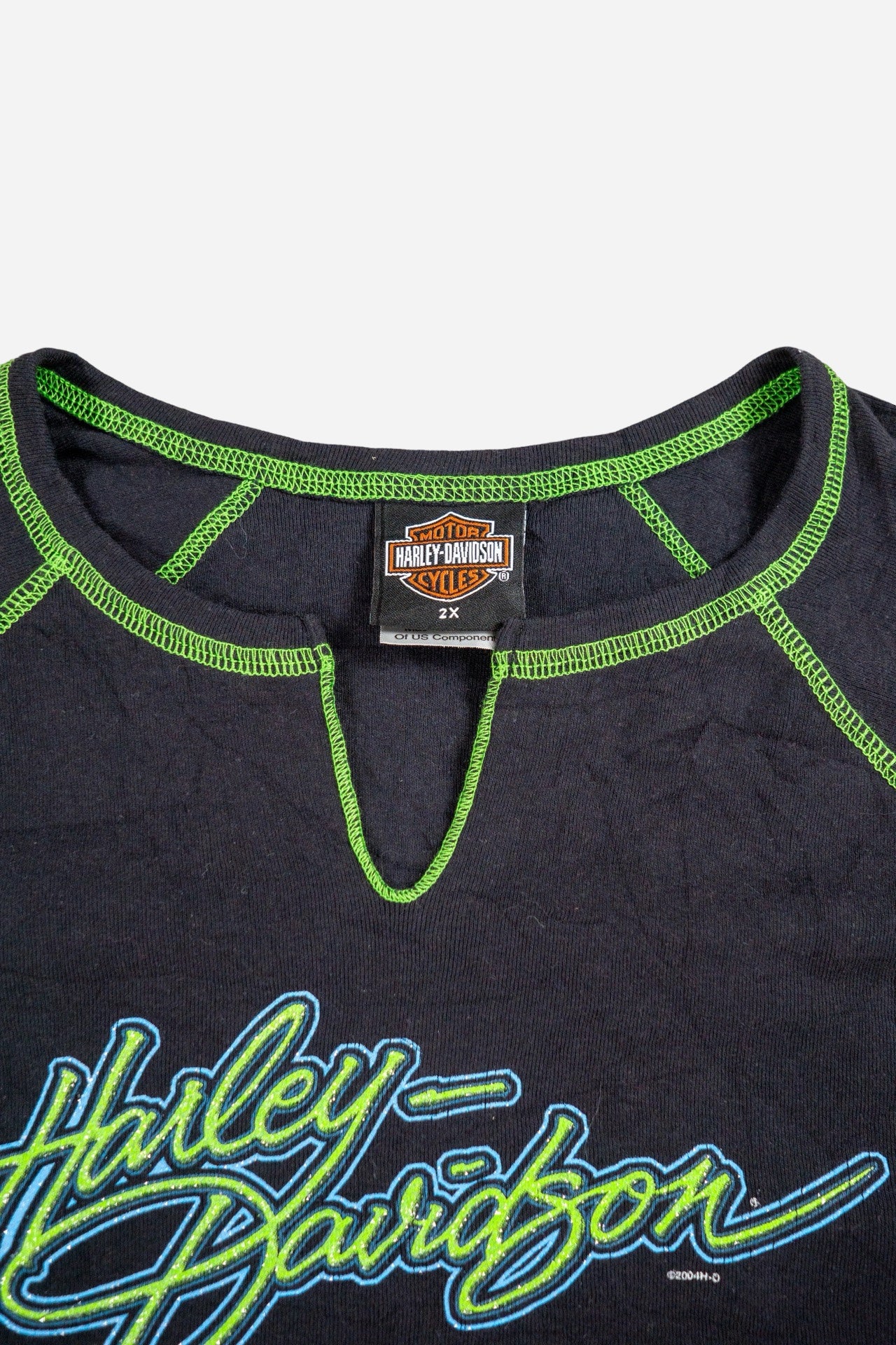 Vintage Harley - Davidson Damen T-Shirt - Sportswear [2000er]