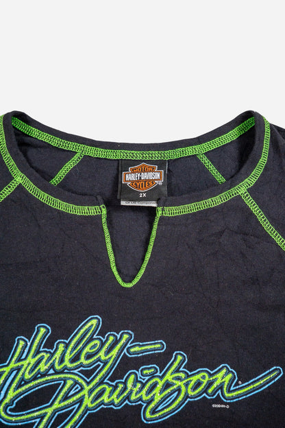 Vintage Harley - Davidson Damen T-Shirt - Sportswear [2000er]