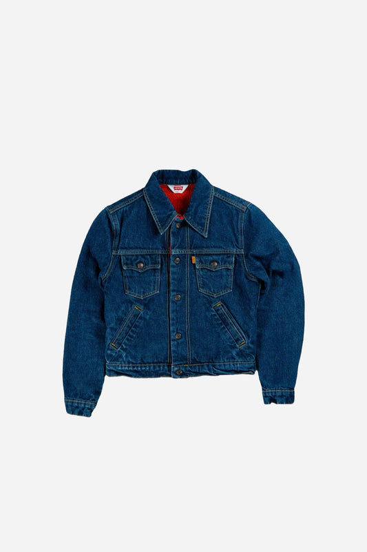 Vintage Levis Women's 'Orange Tab' Denim Trucker Jacket [1990s] XSmall
