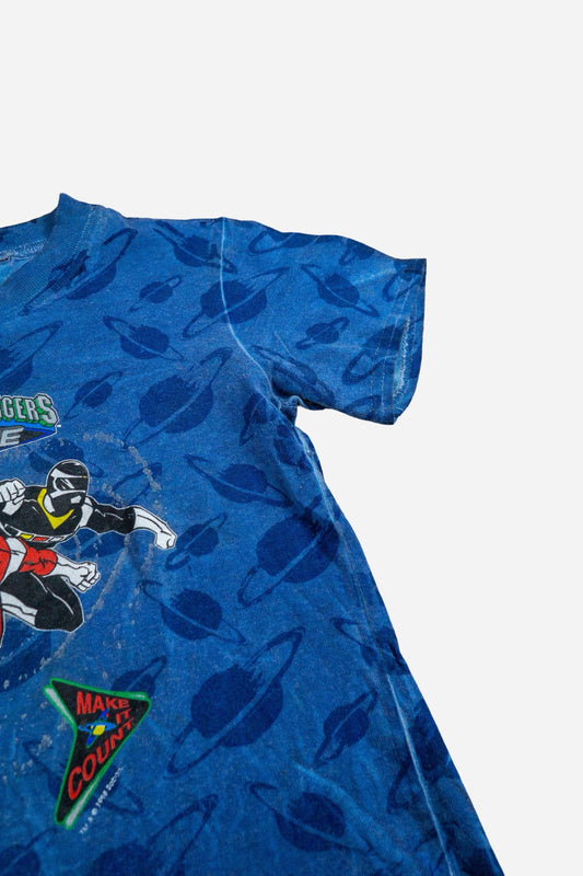 Vintage Kinder T-Shirt 'Power Rangers In Space' - Sportswear [1990er]