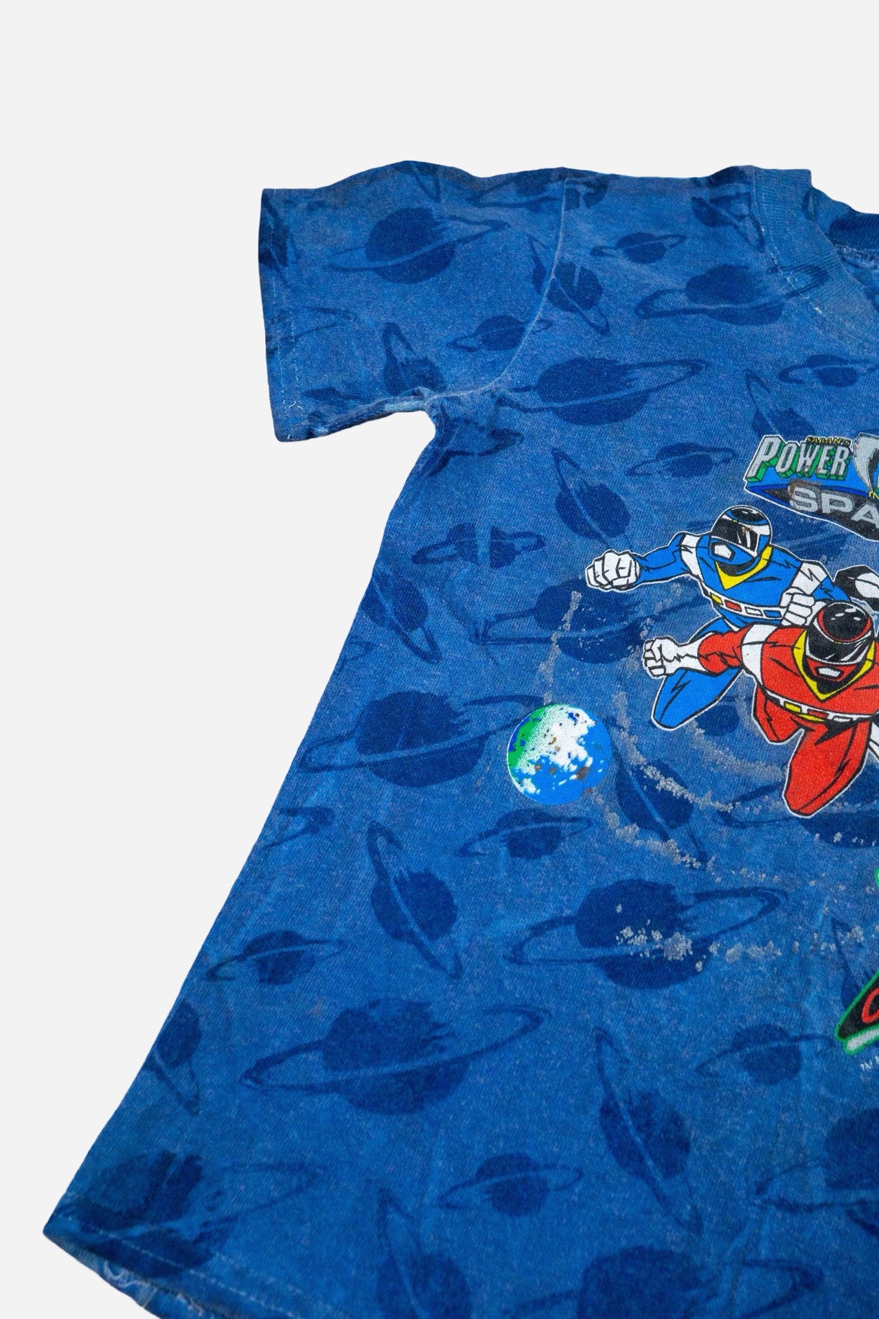 Vintage Kinder T-Shirt 'Power Rangers In Space' - Sportswear [1990er]
