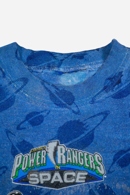 Vintage Kinder T-Shirt 'Power Rangers In Space' - Sportswear [1990er]