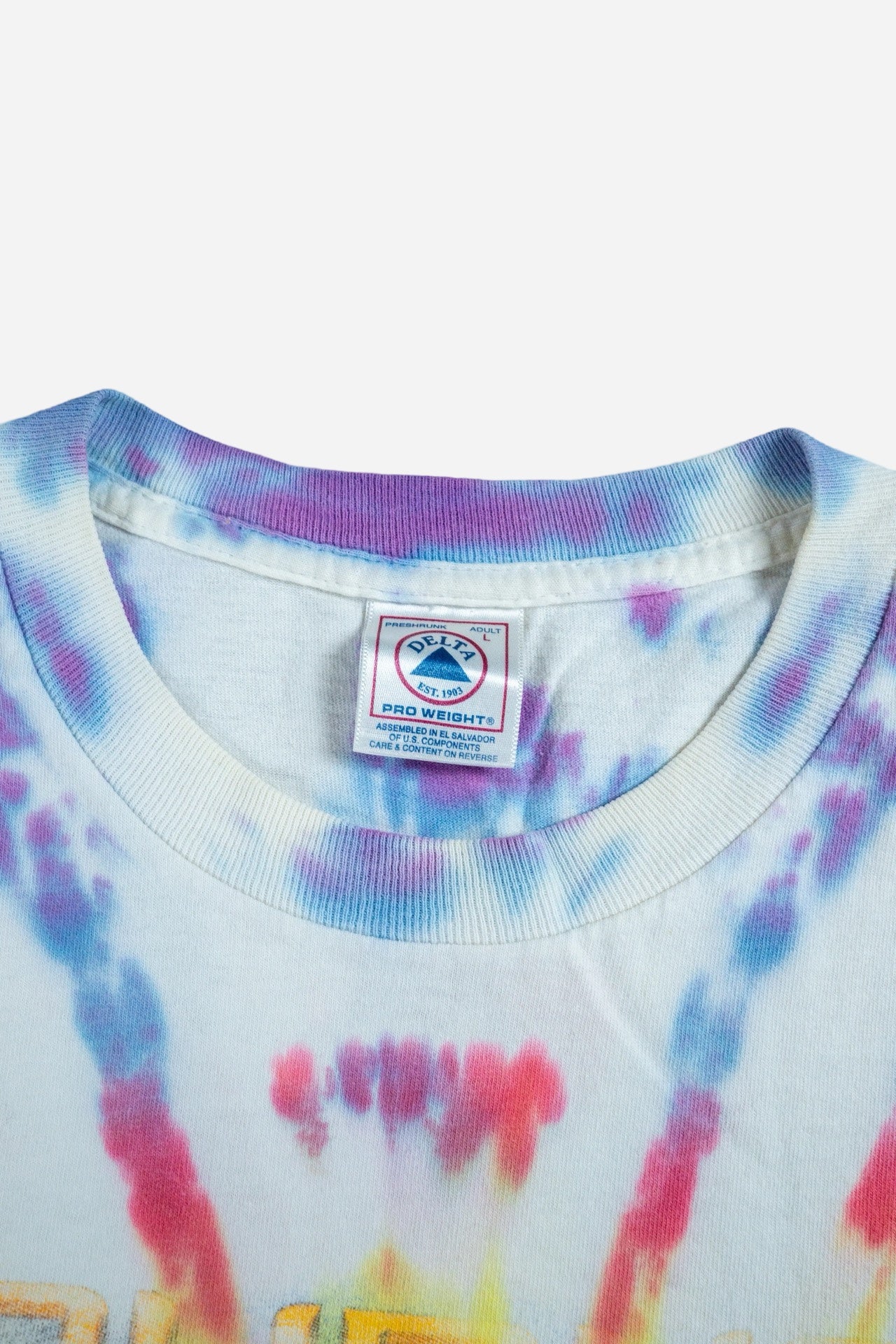 Vintage Delta Tie Dye T-Shirt 'Journey' [2000s] Large