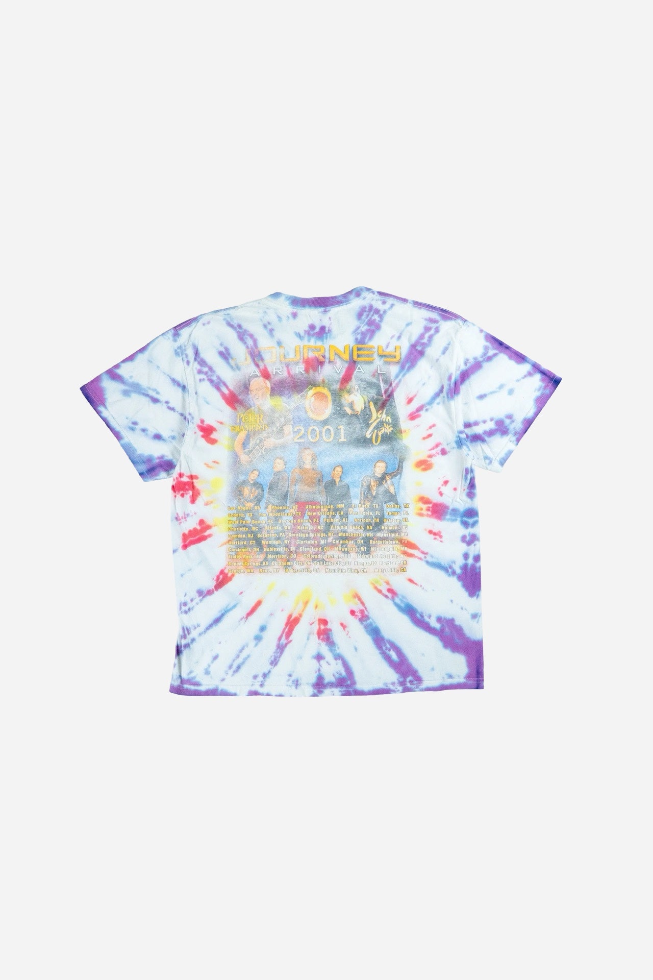 Vintage Delta Tie Dye T-Shirt 'Journey' [2000s] Large