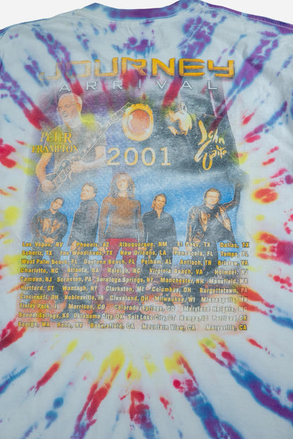 Vintage Delta Tie Dye T-Shirt 'Journey' [2000s] Large