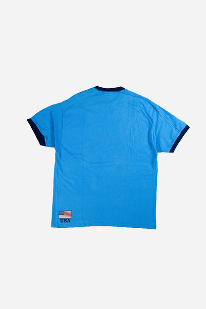 Vintage Ringer T-Shirt 'New York Attitude' [1990s] XLarge