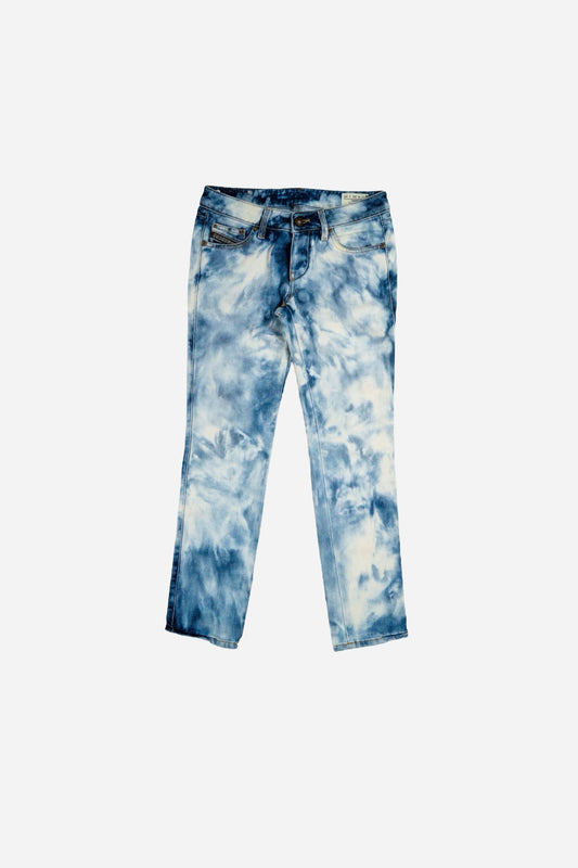 Vintage Diesel Damen Tie - Dye Skinny Jeans - Sportswear [2000er]