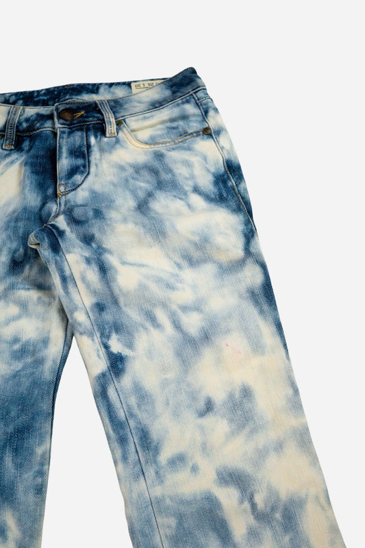 Vintage Diesel Damen Tie - Dye Skinny Jeans - Sportswear [2000er]