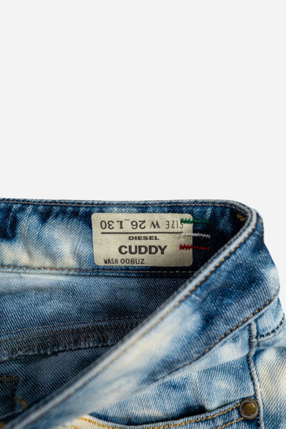 Vintage Diesel Damen Tie - Dye Skinny Jeans - Sportswear [2000er]