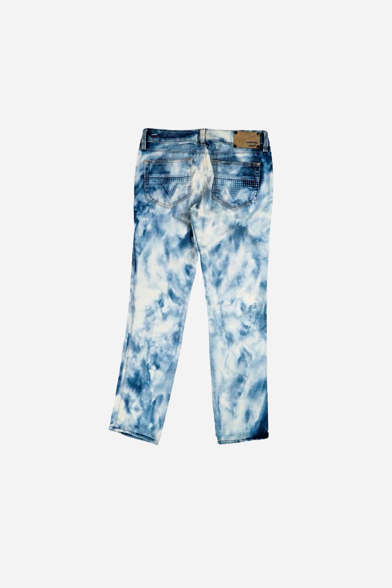 Vintage Diesel Damen Tie - Dye Skinny Jeans - Sportswear [2000er]